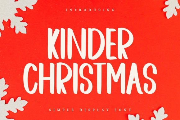 Kinder Christmas Font - Featured Image
