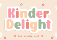 Kinder Delight Font - Featured Image
