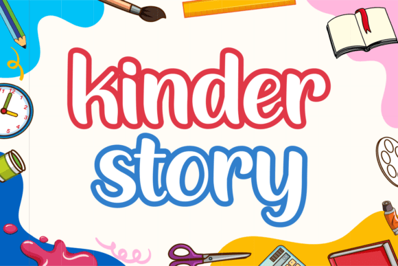 Kinder Story Font - Featured Image
