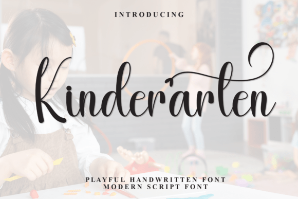 Kinderarten Font - Featured Image
