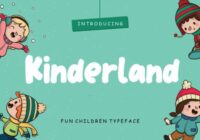 Kinderland Font - Featured Image