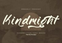 Kindmight Font - Featured Image