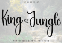 King Jungle Font - Featured Image