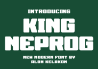 King Neprog Font - Featured Image