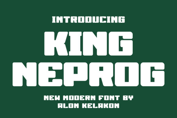 King Neprog Font - Featured Image