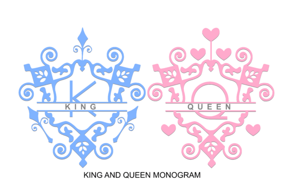King and Queen Monogram Font - Featured Image