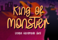 King of Monster Font - Featured Image