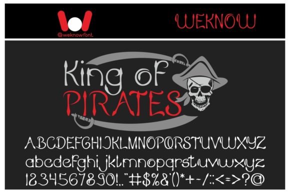 King of Pirates Font - Featured Image