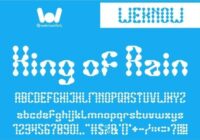 King of Rain Font - Featured Image
