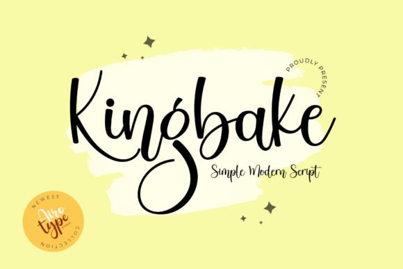 Kingbake Font - Featured Image