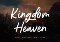 Kingdom Heaven Font - Featured Image