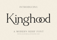 Kinghood Font - Featured Image