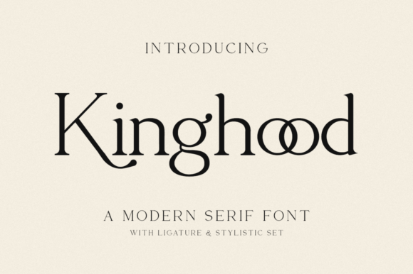 Kinghood Font - Featured Image