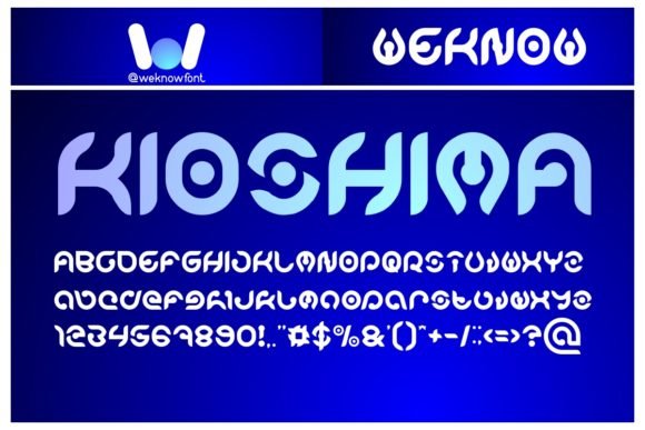 Kioshima Font - Featured Image