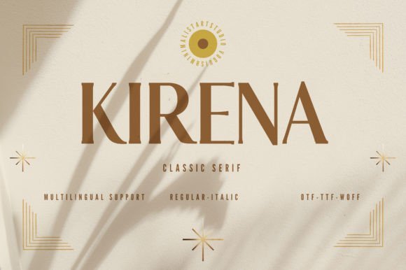 Kirena Font - Featured Image