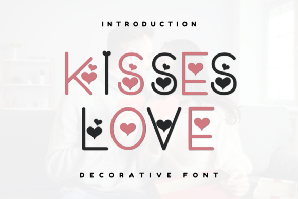 Kisses Love Font - Featured Image