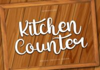Kitchen Counter Font - Featured Image