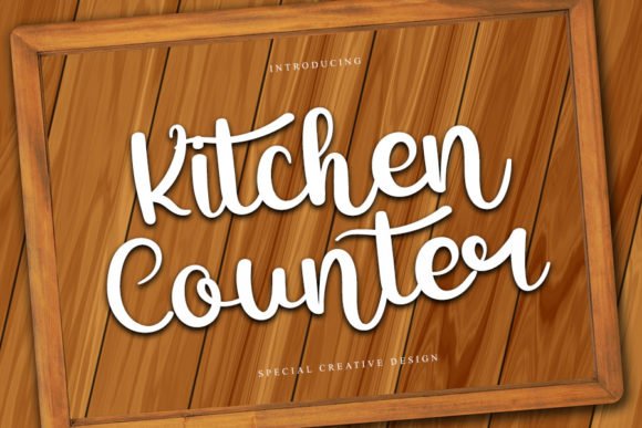 Kitchen Counter Font - Featured Image
