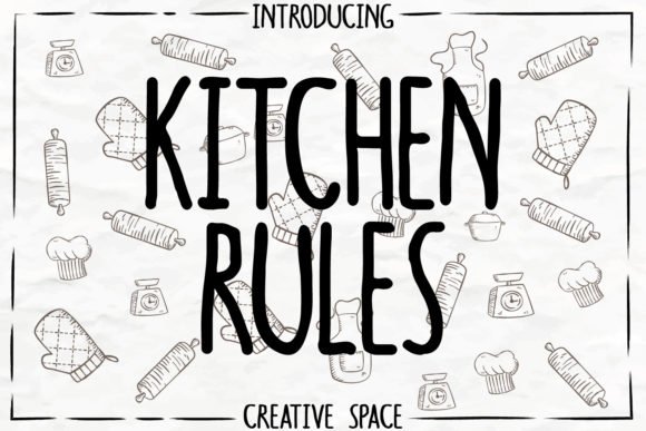 Kitchen Rules Font - Featured Image