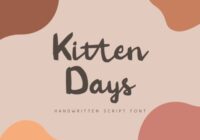 Kitten Days Font - Featured Image