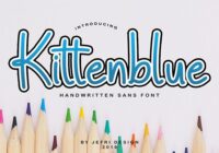 Kittenblue Font - Featured Image