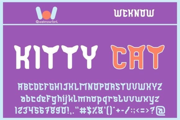 Kitty Cat Font - Featured Image