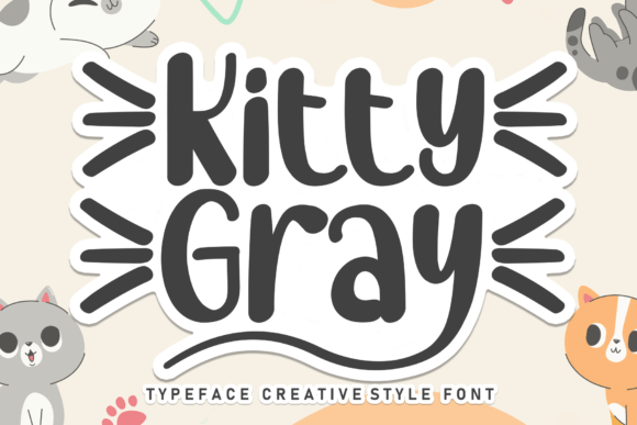Kitty Gray Font - Featured Image
