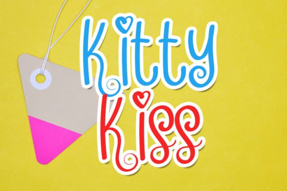 Kitty Kiss Font - Featured Image