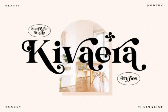 Kivaera Font - Featured Image