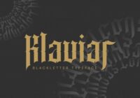 Klaviar Font - Featured Image