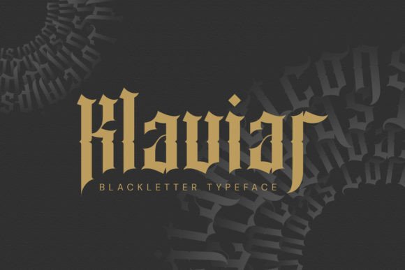 Klaviar Font - Featured Image