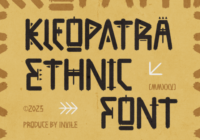 Kleopatra Regular Font - Featured Image
