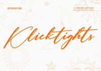Klicktights Script Font - Featured Image