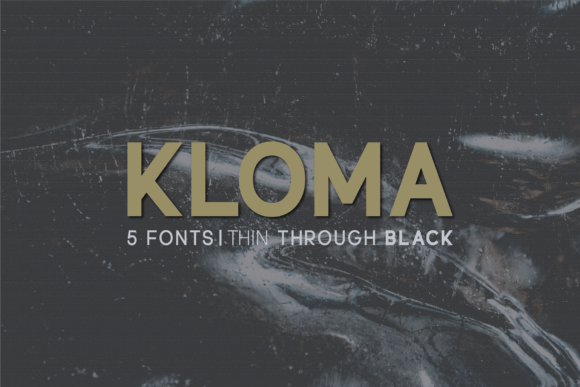 Kloma Font - Featured Image