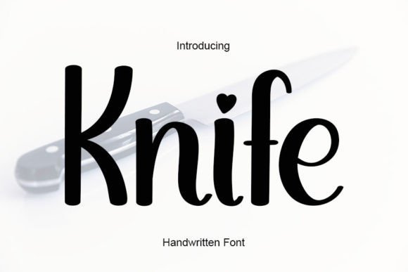 Knife Font - Featured Image