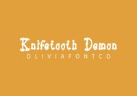 Knifetooth Demon Font - Featured Image