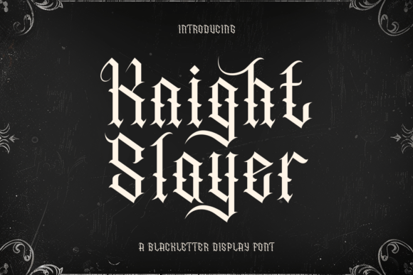 Knight Slayer Font - Featured Image