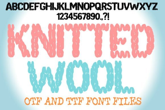 Knitted Wool Font - Featured Image