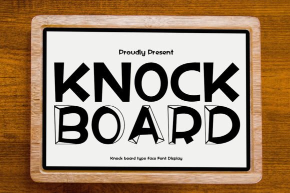 Knock Board Font - Featured Image