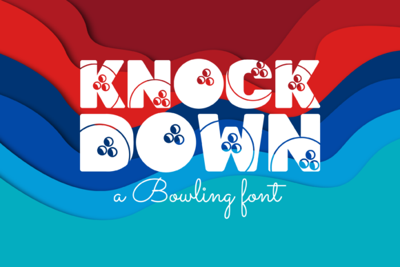 Knock Down Font - Featured Image