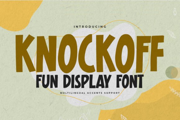 Knockoff Font - Featured Image