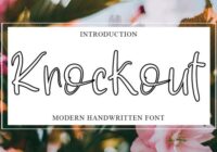 Knockout Font - Featured Image