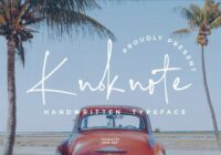 Knoknote Font - Featured Image