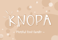 Knopa Font - Featured Image