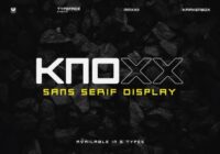 Knoxx Font - Featured Image