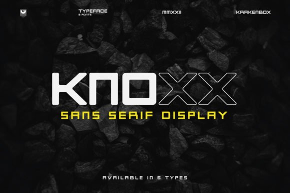 Knoxx Font - Featured Image