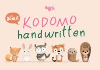 Kodomo Handwritten Font - Featured Image
