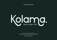 Kolama Font - Featured Image