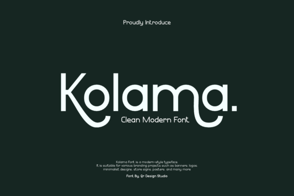 Kolama Font - Featured Image
