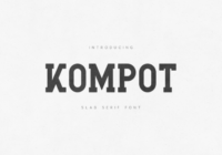 Kompot Font - Featured Image